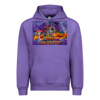 Tulip Happy Halloween Raccoon Urban Hoodie - LillyAllenDesigns