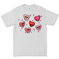Dove Grey howdy valentine Premium Tee - MaliasSmallBusiness