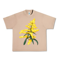 Burro Botanical Goldenrod Illustrations Urban Heavy Tee - LillyAllenDesigns