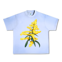 Grape Ice Botanical Goldenrod Illustrations Urban Heavy Tee - LillyAllenDesigns