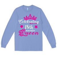 Colony Blue Celebrating With the 18th Birthday Queen Long Sleeve Tee - Bettercallsaul