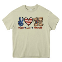 Mossy Peace Love America Heavy Core Tee - Jasminsmagicworld