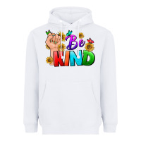White Be Kind LGBTQ+ Heavyweight Hoodie - BundleAndBundleShop