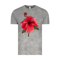 Cloud Rock Puerto Rican Hibiscus Flower Vintage Tee - LillyAllenDesigns