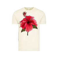 Puerto Rican Hibiscus Flower Vintage Tee | Teevron