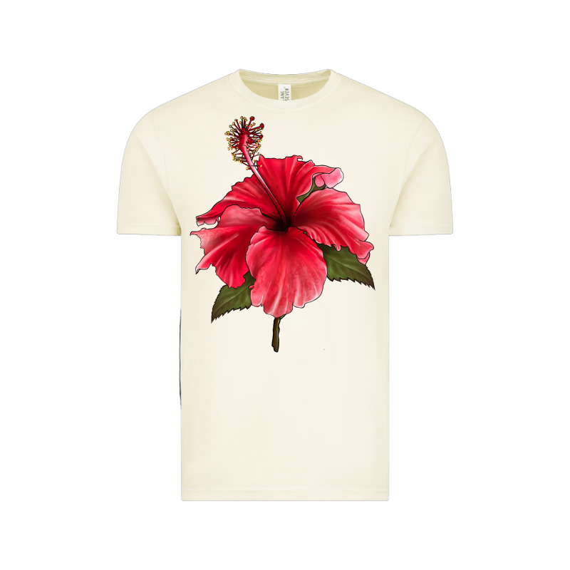 Puerto Rican Hibiscus Flower Vintage Tee by LillyAllenDesigns | Teevron