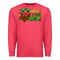 Cardinal lucky dude saint patrick's bearded man Premium Sweatshirt - FaDigitalArtStudio