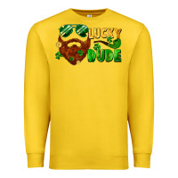 Lemon lucky dude saint patrick's bearded man Premium Sweatshirt - FaDigitalArtStudio