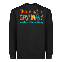 Black customized this grammy loves her little pumpkins Heavyweight Sweatshirt - texasbilliewilder