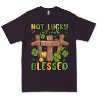 Plum not lucky just really blessed malia Premium Tee - MaliasSmallBusiness