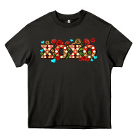 Asphalt xoxo roses and keys Heavy Core Tee - AdoDesignShop