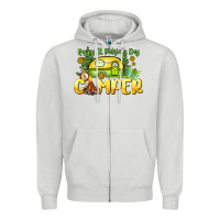 Dove Grey Happy St. Patrick's Day camper Zipper Hoodie - HowdyJamesFarm