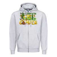 Heather Grey Happy St. Patrick's Day camper Zipper Hoodie - HowdyJamesFarm