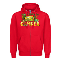 Red Happy St. Patrick's Day camper Zipper Hoodie - HowdyJamesFarm