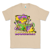 Mushroom louisiana mardi gras state map Classic Tee - LillyAllenDesigns