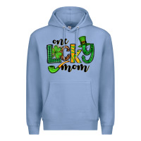 Colony Blue One lucky mom St. Patrick's Premium Hoodie - OliviaCreatesArt
