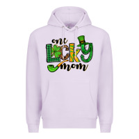 Lilac One lucky mom St. Patrick's Premium Hoodie - OliviaCreatesArt