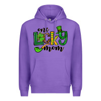 Purple One lucky mom St. Patrick's Premium Hoodie - OliviaCreatesArt