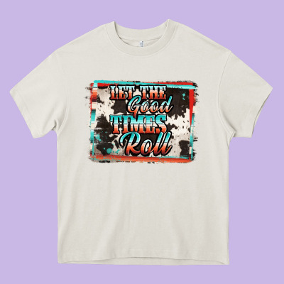 Let The Good Times Roll Heavy Core Tee Designed By Jasminsmagicworld