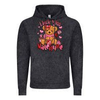 Vintage Black little miss valentine teddy bear Vintage Hoodie - LillyAllenDesigns