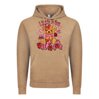 Vintage Coffee little miss valentine teddy bear Vintage Hoodie - LillyAllenDesigns