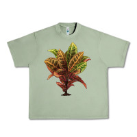 Oil Green Croton Urban Heavy Tee - LillyAllenDesigns