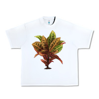 White Croton Urban Heavy Tee - LillyAllenDesigns