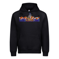 Black Happy Halloween Raccon Urban Hoodie - LillyAllenDesigns