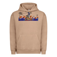 Pigment Burro Happy Halloween Raccon Urban Hoodie - LillyAllenDesigns