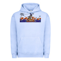 Pigment Grape Ice Happy Halloween Raccon Urban Hoodie - LillyAllenDesigns