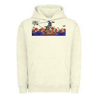 Pigment Pistachio Happy Halloween Raccon Urban Hoodie - LillyAllenDesigns