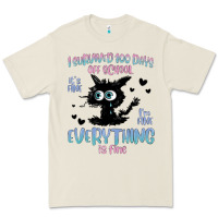 Bone i survived 100 days of school cat Premium Tee - MaliasSmallBusiness