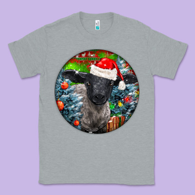 Christmas Suffolk Baby Sheep Ornament Classic Tee Designed By Lillyallendesigns