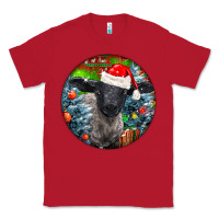 Red christmas suffolk baby sheep ornament Classic Tee - LillyAllenDesigns