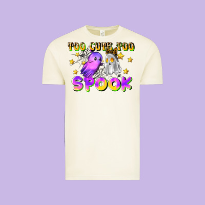 Too Cute Too Spook Vintage Tee Designed By Lillyallendesigns