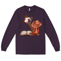 Plum Boots with Bible and cross Long Sleeve Tee - Bettercallsaul