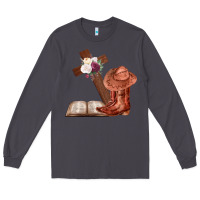 Smoke Boots with Bible and cross Long Sleeve Tee - Bettercallsaul