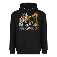 Black Egg Cavator Easter Heavyweight Hoodie - BundleAndBundleShop