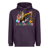 Plum Egg Cavator Easter Heavyweight Hoodie - BundleAndBundleShop