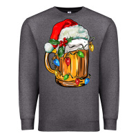 Charcoal Heather christmas beer Premium Sweatshirt - FaDigitalArtStudio