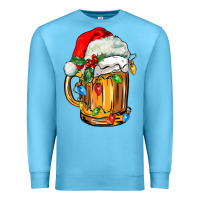 Ocean Blue christmas beer Premium Sweatshirt - FaDigitalArtStudio