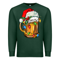 Sports Green christmas beer Premium Sweatshirt - FaDigitalArtStudio