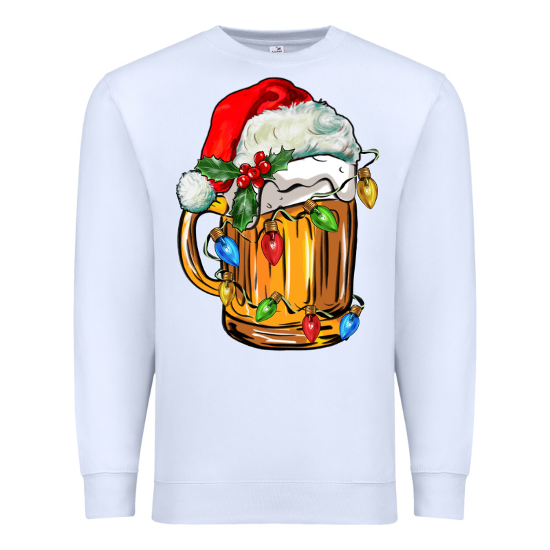 Christmas Beer Premium Sweatshirt by FaDigitalArtStudio | Teevron