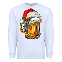 White christmas beer Premium Sweatshirt - FaDigitalArtStudio