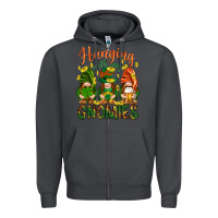 Smoke Hanging with my gnomies Zipper Hoodie - HowdyJamesFarm