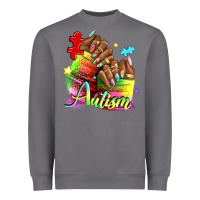 Storm Black woman Autism nails Heavyweight Sweatshirt - NancyCooperArtShop