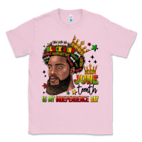 Bubblegum Pink juneteenth is my independence day Classic Tee - LillyAllenDesigns