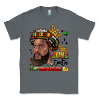 Charcoal Heather juneteenth is my independence day Classic Tee - LillyAllenDesigns