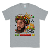 Heather Grey juneteenth is my independence day Classic Tee - LillyAllenDesigns