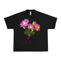 Black Bitterroot Flower Illustrations Urban Heavy Tee - LillyAllenDesigns